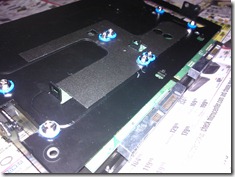 HDDs mounted on bracket